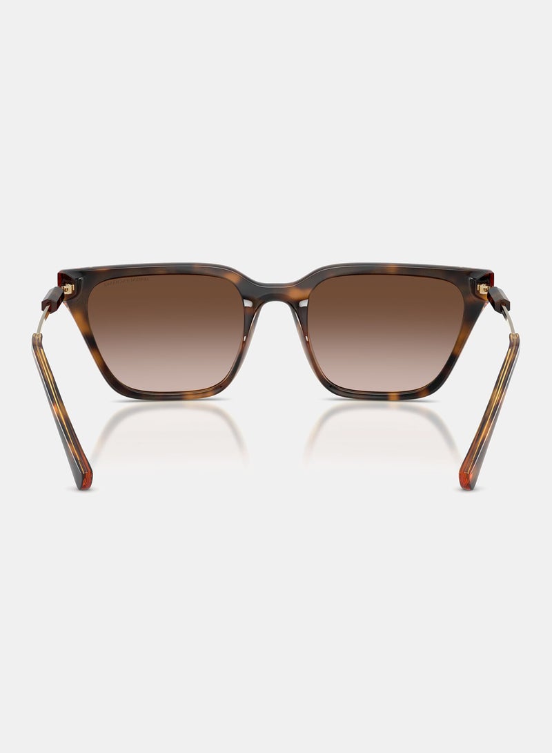 ارماني اكسشينج نظارة شمسية بإطار كامل شكل غير منتظم 0AX4158S - Image 3